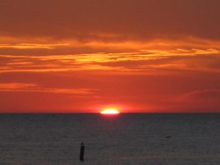 We stopped on our way back from Sanibel just to get pictures of this sunset.