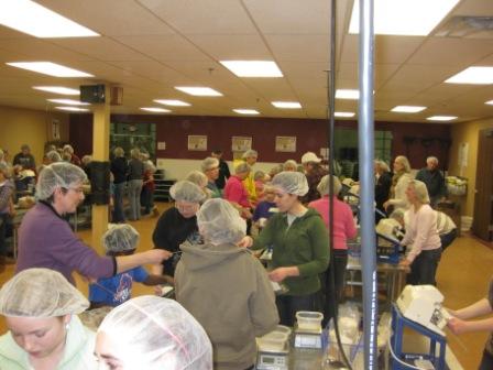 We had the privilege of going to Feed My Starving Children a couple of week ago.