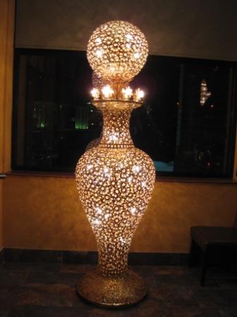 We went to the Mediterranean Cruise Cafe in Burnsville.  This...thing...caught our eye.  If you go, get the kabobs and honey-glazed veggies.